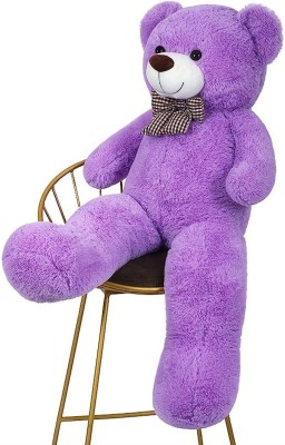 LEGAL LOVE Soft cute huggable teddy bear for kids and girls 5 feet  - 152 cm(Purple)