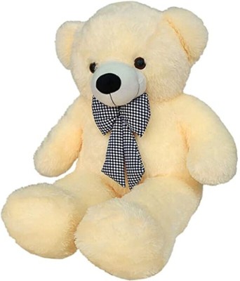 JST SOFT TOYS 3 feet Cream teddy bear - 90.7cm (Cream)  - 89 cm(Cream)