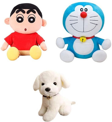 sai ji 3 Pc Soft Toy Gift Set Huggable Teddy Bear Premium Quality Plush Toys  - 30 cm(Multicolor)