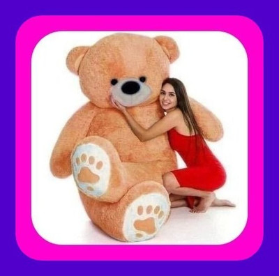 Abhinav toys Z_New Stuffed Toys Premium quality material 858  - 90.1 cm(Brown)