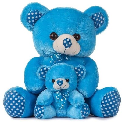 sai ji Lovable and Hugable Cute Mother with Baby Teddy Bear Soft Toy For Kids  - 40 cm(Multicolor)