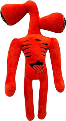 TechMax Solution simple head animal doll plush figure gifts for friends boys and girls  - 30 cm(Red)