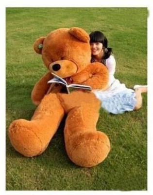 Plushie 4 Feet Se Toda Chota Very Cute Long Soft Hugable Teddy Bear Best For Gift - 120cm (BRWON) - 120 cm  - 48 inch(BRWON)