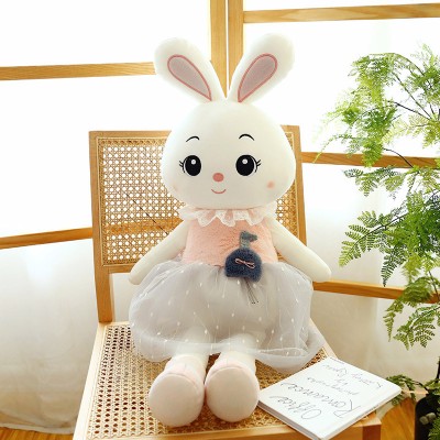 AN Teddy Ferry Rabbit Doll Stuffed Pillow Kawai Stuffed Animal Toys for Kids  - 60 cm(Pink)