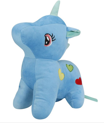 Toyingly for Baby Super Soft Plush Cute Unicorn Soft Toy Stuffed for Kids  - 30 cm(Blue)