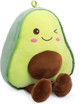 TechMax Solution Avocado Plush Soft Green Fruit Toy Perfect Birthday Surprise  - 45 cm(Green)