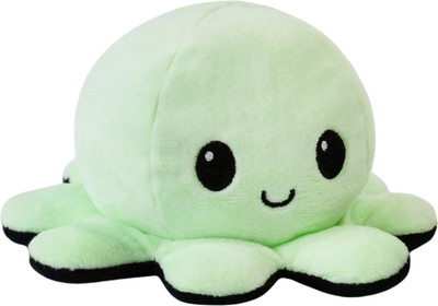 TechMax Solution Reversible Plush Adventure Unleash the Night A Perfect Birthday Surprise  - 30 cm(BLACK & GREEN)