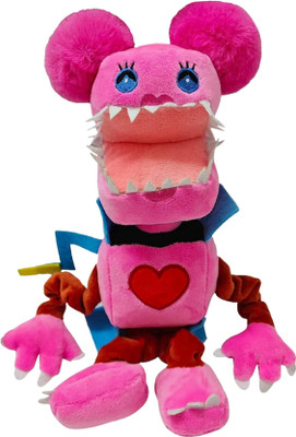 TechMax Solution Square Plush Soft Cute Stuffed Animal Plush Doll Gift  - 30 cm(Pink)