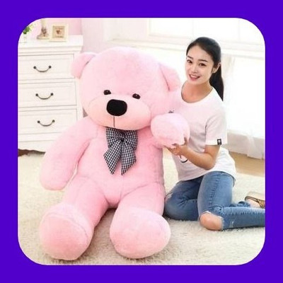 Abhinav toys Z_New_Stuffed toy 384  - 120 cm(Pink)