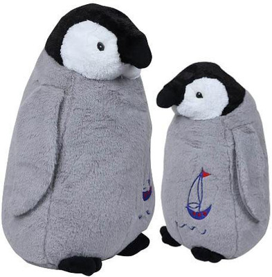 Babyjoys Cute Gobin Penguin Soft Plush Toy, Combo-45 cm and 60 cm  - 60 cm(Grey)