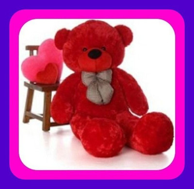 Abhinav toys Z_New Stuffed Toys Premium quality material 436  - 90 cm(Red)
