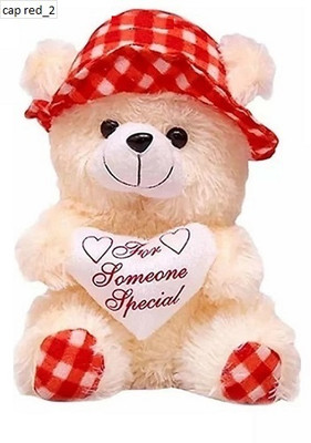 MHK cap teddy bear Soft Toys for Kids 20 cm  - 20 cm(Multicolor)