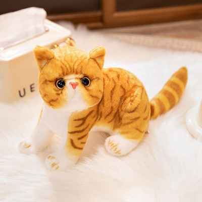 SHIVA cat soft toy for kids | soft toy for girls | Soft toy sound like real cat  - 10 cm(Multicolor)