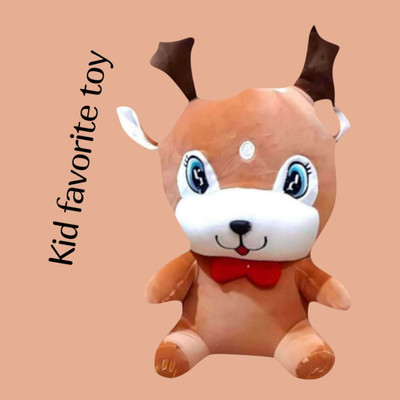 Luipui Deer Kids Favourite Toy –Fluffy Stuffed , Ultra-Soft & Perfect Cuddle Toy  - 38 cm(Brown)