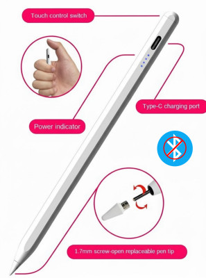 Pixello Smart Pen NON-BLUETOOTH Stylus(White)