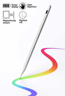 Luck land Non-Bluetooth A3 Universal Stylus Pen | High-Precision | Compatible For iPads Stylus(White)