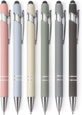 HGC 6PCS 2 IN 1 STYLUS PEN SET Stylus(Multicolor)