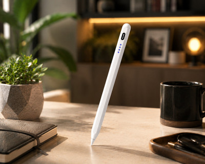 StylusPen Smart Stylus Pencil | iPad, Samsung Galaxy Tab, Lenovo Tab, Xiaomi Tab. Stylus(White)