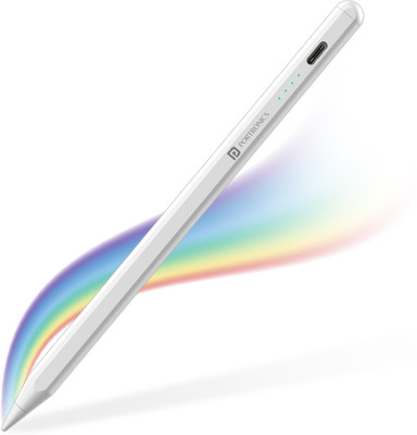 Portronics Glide Tablet Stylus Pen, Palm Rejection, Tilt Sensitivity, Pencil for iPad Stylus(White)