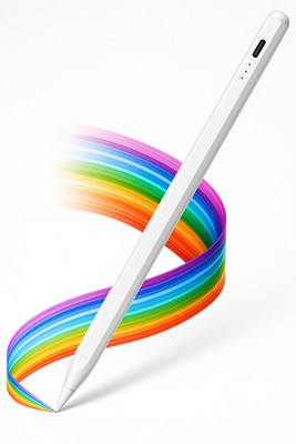 PenPro Magnetic charging pen 3rd gen for ipad & android, charging stylus pen Stylus(White)