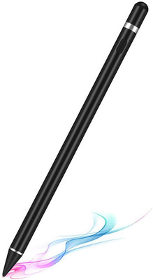 Lanzero Digital Rechargeable Stylus Pen universal with Touch Function Stylus(Black)