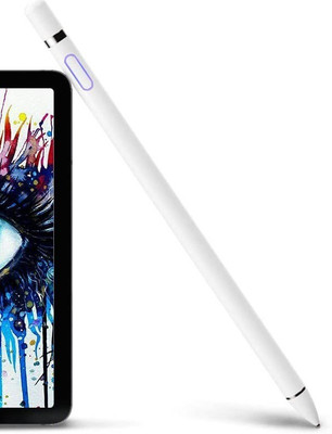Lanzero Digital Rechargeable Stylish Pencil Universal Stylus(White)