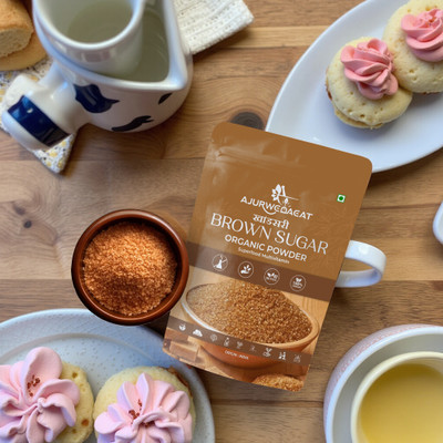 AJURWEDAEAT Brown Sugar – Pure And Natural & Organic | Chemical-Free Sweetener | S-206 Sugar(460 g)
