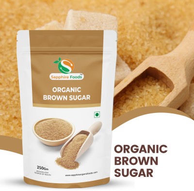 Sapphire Foods Organic Brown Shakkar / Chini Sugar(250 g)