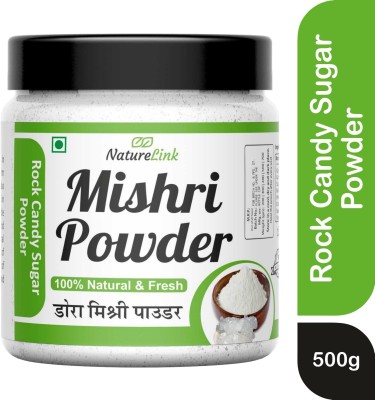 Nature Link Mishri Powder, Misri Powder, Thread Mishri Powder, Dhaga Mishri Powder (Jar) Sugar(500 g)