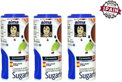 ALMA Sugar Free Tablets (Made In Spain) Natural Sugar Substitute Sweetener Sweetener(1950 Tablets, Pack of 3)