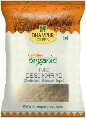 DHAMPUR GREEN Organic Sulphurless desi khand Sugar(800 g)