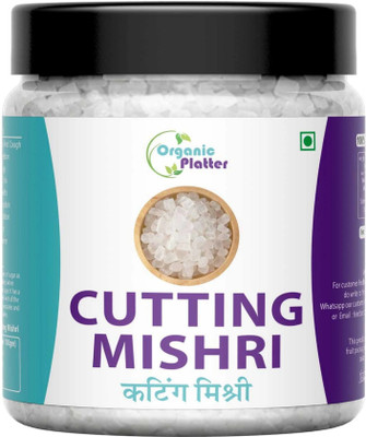 Organic Platter Mishri Dana|Cutting Misri|Sugar Mishri|Crystal candy Small|Diamond Cut Mishri-JR Sugar(400 g)