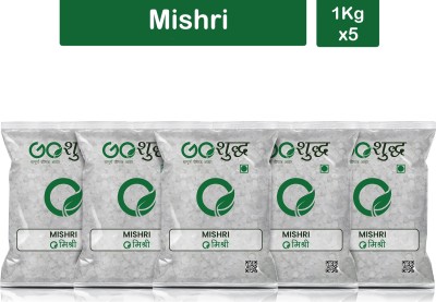 Goshudh Mishri Sugar- 1Kg Each (Pack of 5) 5000g Sugar(5000 g, Pack of 5)