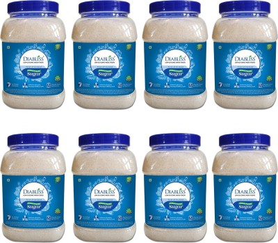 DiaBliss 1 Kg Reusable Jar - Pack of 8 Diabetic Friendly Sugar(8 kg, Pack of 8)