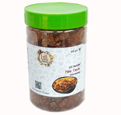 LJL Traders Panang Kalkandu/Organic Palm Candy/Natural Panam Kalkandam /Taad cheeni - 400 gm Sugar(400 g)
