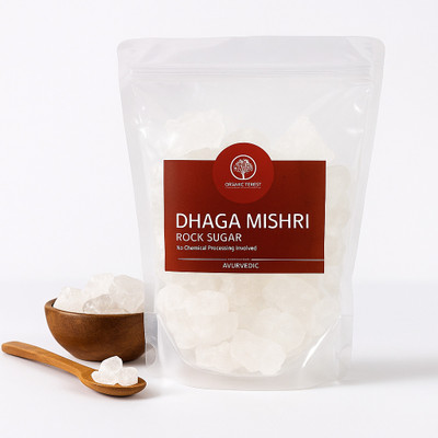 organic forest Dhaga Mishri, 900g (Pure Thread Crystal) Mishri crystals Sugar(0.9 kg)