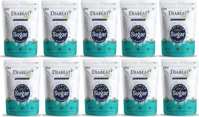 Overra DIABEAT Plus PREMIUM SUGAR CONTROL Low Glycemic Index (GI) DIABETIC FRIENDLY Sugar(5 kg, Pack of 10)