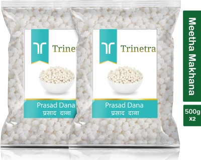 Trinetra Prasad Dana (Meetha Makhana)- 500g Each (Pack of 2) 1000g Sugar(1000 g, Pack of 2)