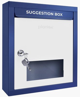 Impulse by Plantex All in 1 Multipurpose Letter/Complaint ( Ivory) Suggestion Box(Blue)
