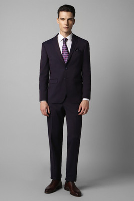LOUIS PHILIPPE Single Breasted - 2 button Self Design Men Suit