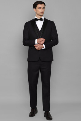 LOUIS PHILIPPE Single Breasted - 2 button Solid Men Suit