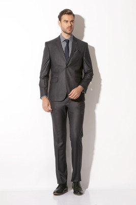 VAN HEUSEN 2 Piece Solid Men Suit
