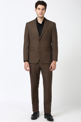PETER ENGLAND Two Piece Suit Solid Men Suit