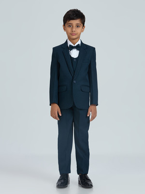 PROVOGUE 5 Pcs Suit Set Solid Boys Suit