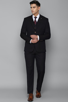 LOUIS PHILIPPE Single Breasted - 2 button Solid Men Suit