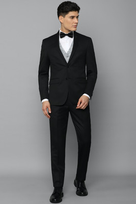LOUIS PHILIPPE Single Breasted - 2 button Solid Men Suit