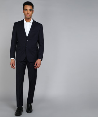 VAN HEUSEN Two Piece Suit Checkered Men Suit