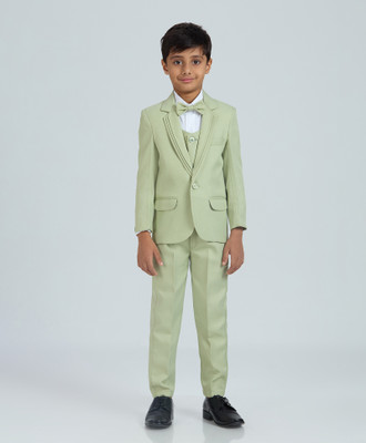 PROVOGUE 5 Pcs Suit Set Solid Boys Suit