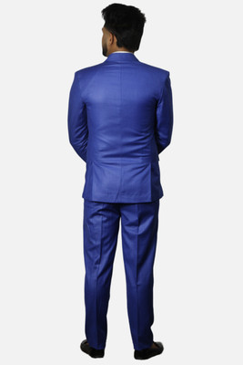 gargian master cut Single Breasted Suit Self Design Men Suit