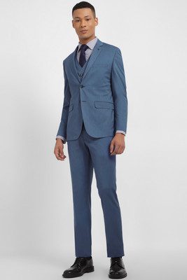 Allen Solly Single Breasted - 2 button Textured Men Suit